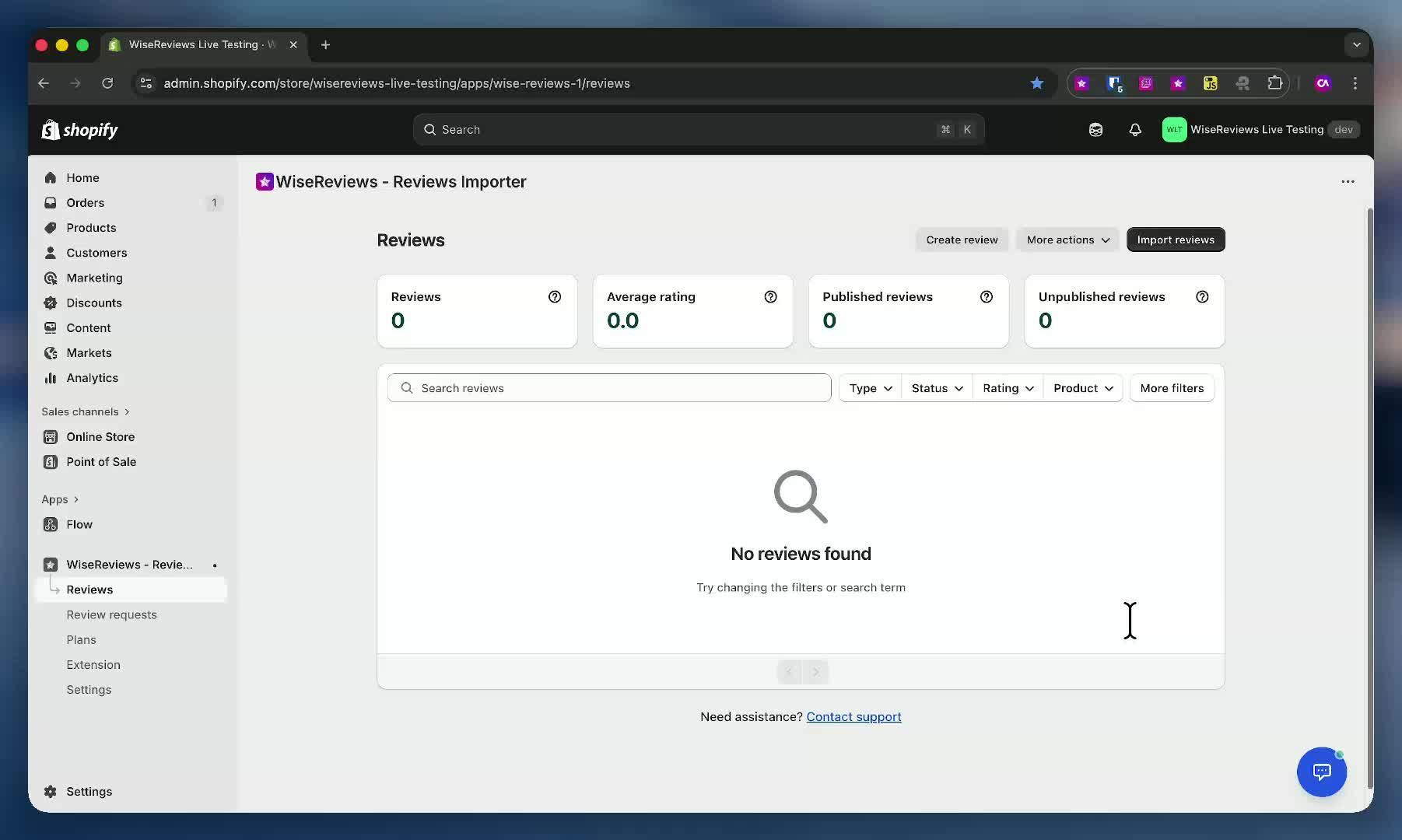 Watch: creating a review manually (short video)