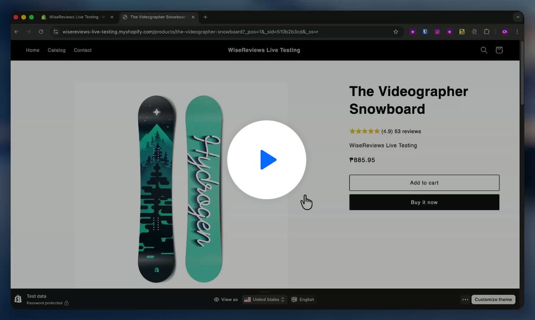Watch: adding star ratings to collection and homepage product cards